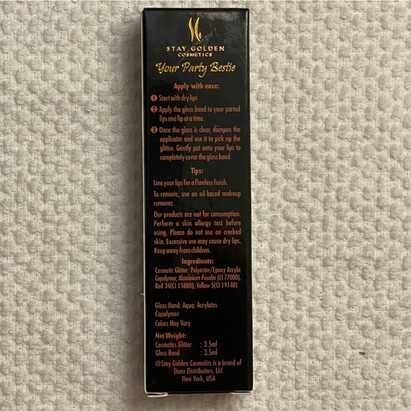 Stay Golden Cosmetics Makeup Stay Golden Cosmetics Burlesque Glitter Lip Kit Poshmark